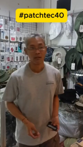 Tec40 VELCRO PATCH MANAGER อาร์ม ตีนตุ๊กแก ผู้จัดการ งานปัก 90x30mm Keychain Holder ไรท์สาระกับครูแว่น Tec40store