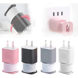 2 in 1 Silicone Charger Protector Cable Winder Data Cable Cover Anti-Tangle Suitable For iPhone 18W/20W Anti-Breakage