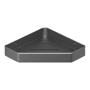 Morotel | Gun Gray Wall-mounted Triangle Basket Bathroom Storage Rack