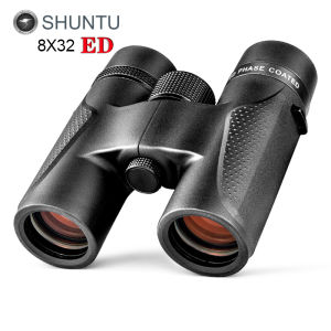 Shuntu 8x32ED Compact Binoculars for Adults High-Powered BAK4 Prisms SMC Coated Waterproof & Fogproof for Bird Watching Hunting