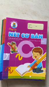 Vở tập tô các chủ đề tập tô chữ tập tô số các nét cơ bản