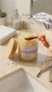 Lavender Aromatherapy Sugar Scrub | Gentle Exfoliating Body Scrub | Calm Serenity