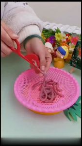 MERIAHSHOP Pisau Pembersih Usus Ayam Pisau Belah Perut Ikan Udang Belut Multifungsi Pembelah Serbaguna