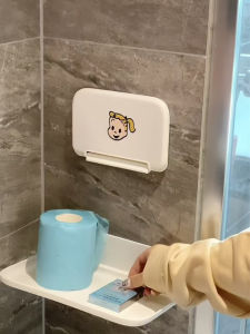 Giá Để Đồ Phòng Tắm Treo Tường Sáng Tạo Giá Để Giấy Vệ Sinh Cạnh Bồn Cầu Phụ Kiện Phòng Tắm Giá Để Đồ Dùng Nhà Bếp Bằng Nhựa