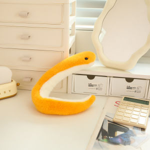 Adorable Flexible Snail Plush Toy Desktop Decoration Childrens Plaything Gift Creative Home Decor Snake Year Small Snail