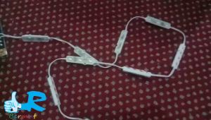 100PCS MODUL LED SAMSUNG 12V 15WATT SUSU PUTIH KUNING WATERPROOF LED STRIP PANJANG 14 METER 3MATA