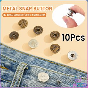 Need. Adjust Waist Cufflinks Trouser Leg Buckles Detachable Jeans Metal Button 10Pcs/pack