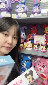 (สินค้าเฉพาะจุด)ตัวต่อนาโนตุ๊กตาดัฟฟี่ สเตลล่าลู หมีกับกระต่าย Nanoblock บล็อกเลโก้