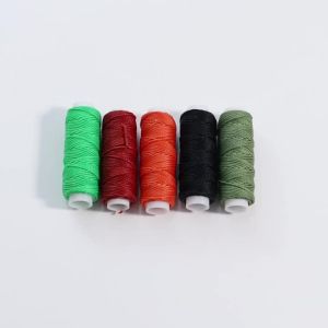 Dây Chỉ Cotton Sáp 0.8mm Dùng Làm Vòng Tay Macrame Tua Rua Hạt Cườm Shamballa Tùy Chọn 1/5/7 Cuộn Làm Đồ Trang Sức