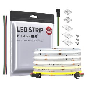 yishujia office | 24V Flexible COB RGB Light Strip 720 LEDs