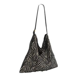 Original Design Zebras Pattern Commuter Womens Tote Bag Single Shoulder Slant Cross Soft PU Leather Large Capacity Handbag