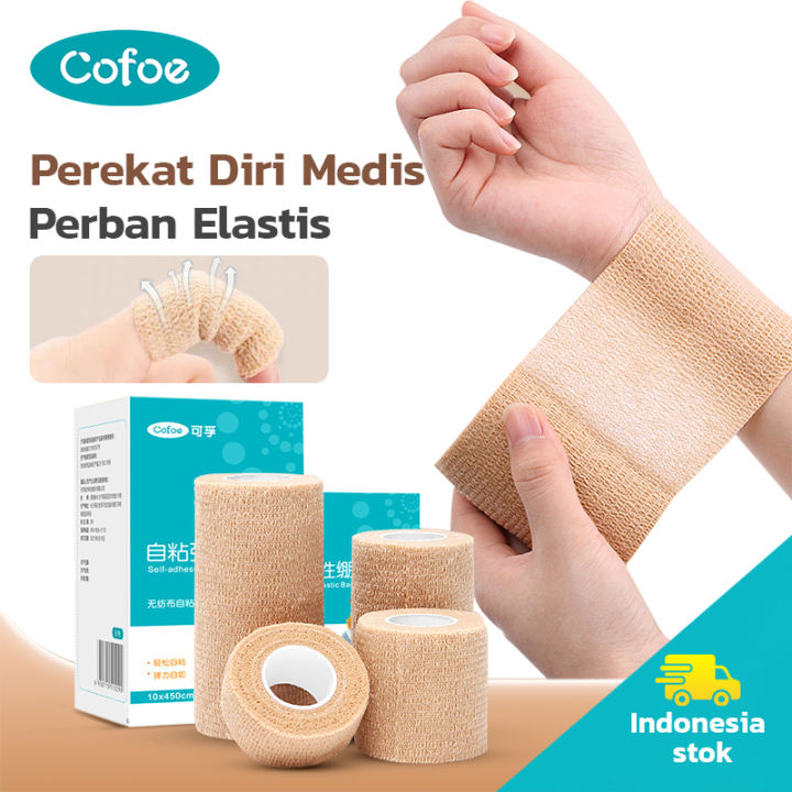 【COD】COFOE Perban Gulung Elastis Medis Buat Kaki / Pembalut Luka