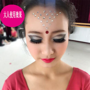 Childrens Belly Dance Stage Makeup Forehead Sticker Red Dot Beauty Spot Accessory Nursery Kids Face Sticker Artact