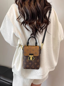 Mini Universal Womens Crossbody Bag Luxury Mobile Phone Bag Street Style Trendy Fashion Small Square Bag for Daily Use