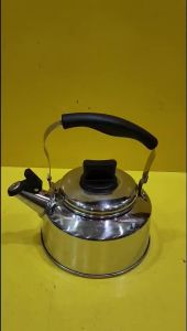 Ấm inox có còi hú nội địa Nhật (1.5L) (mã 1148) Dùng được bếp từ_Hàng nội địa Nhật đã qua sử dụng