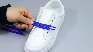 Colorful Magnetic Lock Shoelaces Elastic No-Tie Sneaker Laces for Kids & Adults Flat Rubber Shoelaces for Shoes