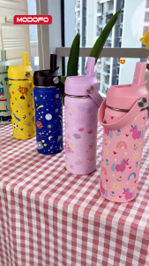 MODOFO Tumbler Hot and Cold Tumbler For Kids Tumbler For Kids With Straw Kids Water Bottle for Kids