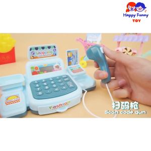 TOY 😊พร้อมส่ง💯 แคชเชียร์ของเล่น มีไฟมีเสียง เครื่องคิดเงินของเล่น มีให้เลือกหลายสี ของเล่น