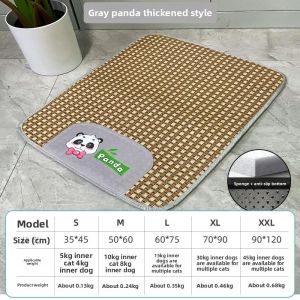 MONLEYTA | Cooling Dog Mat Summer Pet Sleeping Pad For Kittens Small Dogs Anti-Slip Breathable Comfortable Ice Pad For Pets Relaxation