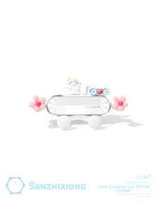 SANZHIXIONG | Cute Dog Flower Car Phone Holder