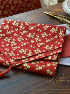 Red Wedding Table Flag Celebratory TV Cabinet Coffee Table Runners Long Tablecloth Cover Cloth Japanese Style Home Use Table Napkin Bed Tail Curtain