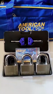 American Secure Gembok Key Alike 50/60mm x 3Pcs S931350K3