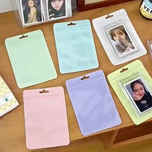 ถุงซิป / ถุงหูรูด ถุงซิปโฮโลแกรม ซองซิปโฮโลแกรม ถุงรูด 6สี ซองบรรจุภัณฑ์ ใส่ของขวัญ กันน้ำ แพ็ค50ใบ เนื้อเหนียวไม่ขาดง่าย ขนาด 10.5 X15 cm
