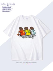 DIEYIN | Áo Thun Mùa Hè Cổ Động Bóng Đá Cotton