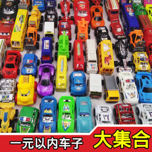 Childrens Inertia Toy Cars Mini Engineering Vehicle Simulation Model Set Boys Police Bus Car Toy Gift for Kids Indoor Play