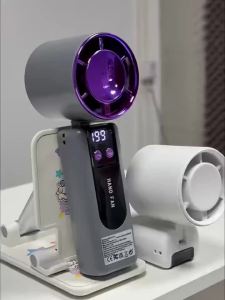 Quạt Làm Mát Cầm Tay USB JKUOO Pin Dung Lượng Lớn 199 Tốc Độ Điều Chỉnh Hoạt Động Ba Trong Một Năm 2025