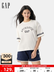 Summer New Loose Cotton Short Sleeve T-shirt Multi-color Casual Top Gap Womens Fashion 2025 Version 729563