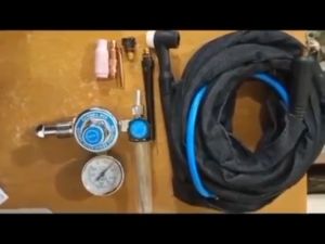 Regulator Argon+Tungsten 16mm+Stang Argon Manual 5M peralatan las