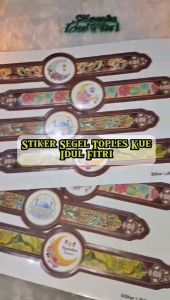 Stiker Toples Parcel Hampers Kado Idul Fitri Lebaran PerLembar