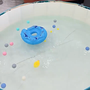 Bể bơi tròn không bơm hơi gấp gọn mở nhanh chắc chắn tiện lợi cho gia đình