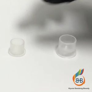 【HBB】 Ink Cup Tattoo L 50Pcs Wadah Tinta Tatto Ink Cup Tinta Tato Plastik Transparen Aksesoris Tatto Size Medium Tempat Pigmen Bening