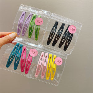 Cute Basic BB Clip Set for Girls Hair Accessories Korean Style JoJo Angela Brand Baby Girl Hair Clips Fringe Clips Childrens Fashion