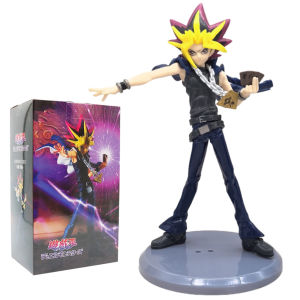 Takara Tomy | Anime Yu-Gi-Oh!Duel Links Yami Yugi Yugi Muto Black Magician Girl Mana 21CM PV Action Figures Model Anime Cartoon Model Toy Gift