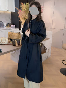 เสื้อแจ็คเก็ตยาวปานกลางสไตล์อังกฤษ ทรงหลวม ทรงเข้ารูป แขนยาว ปกติ ปกติ ฤดูใบไม้ผลิและฤดูใบไม้ร่วง 2025 สำหรับผู้หญิง