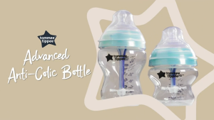 Tommee tippee feeding bottle wide neck glass milk bottle with heat sensing