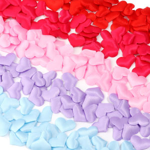 50-100Pcs/Lot 14-35mm Sponge Heart Shaped Confetti Throwing Petals For Wedding Valentines Day Gift Home Decor Decoration