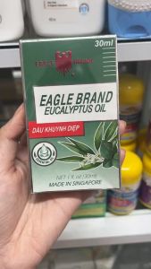 Dầu Khuynh Diệp Eagle Brand Eucalyptus Oil 2 nắp Singapore 30ml