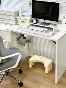 Minimalist Modern Adult Footstool Office Chair Leg Rest Footpad Anti-Calf Stool Plastic Stool for Toilet and Adults