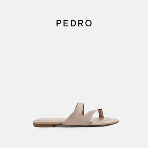 Pedro | Dép Xỏ Ngón Da Cừu Nữ Dòng Bóng Flat