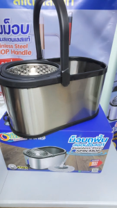 OVERCLEAN ม็อบถูพื้นสแตนเลสแท้ ทนทานสูง ไม่เป็นสนิม ใช้ไปได้นาน