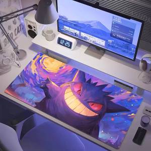 Bandai | Pokemon Large Gaming Mouse Pad 2MM Stitched Edge Rubber Keyboard Mousepad Desk Mat For Laptop
