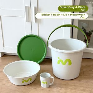 NAIFUNA | Dopamine Style Dormitory Bucket with Handle and Lid Large Capacity
