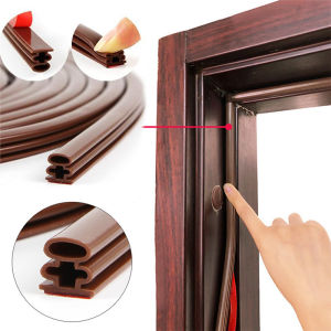 6M Silicone Sealing Strip Self-adhesive Anti-collision Noise Reduction Easy Installation Stripping Gap Blockers for Doors Window