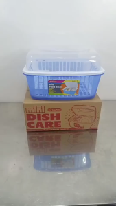 LUCAS MINI DISH DRAINER DISH ORGANIZER DISH RACK WITH COVER #168 KITCHEN STORAGE BOX