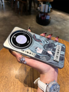 Honor Silicon Phone Case with Stand Sad Anime Cartoon Trendy Brand Laser Engraving Mens Model X70 X50 pro X60 GT X40 X30i