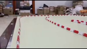 Universal Background RC Car Drift Track Red White Divider Field Fence